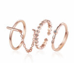 Three Adjustable Stackable Rings