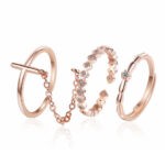 Three Adjustable Stackable Rings